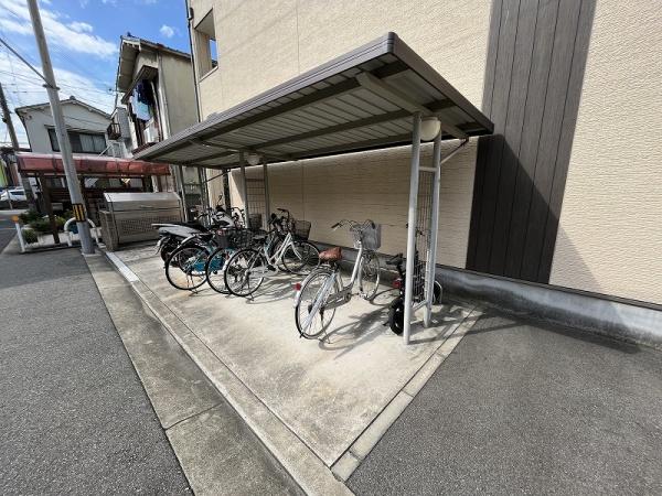 フジパレス堺大浜３番館　その他共用部分　自転車置き場！
