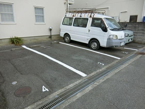 狭山サンハイツ　駐車場　駐車場！