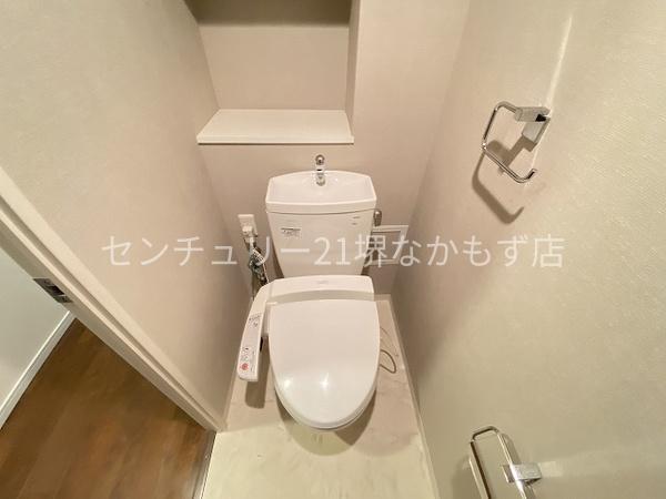 上野芝レジデンス　ディライトコート　トイレ　